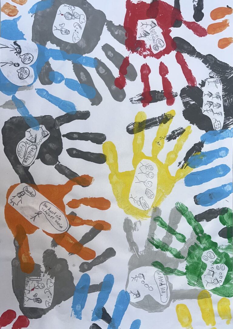 Gemeinsam Bunte Hände
